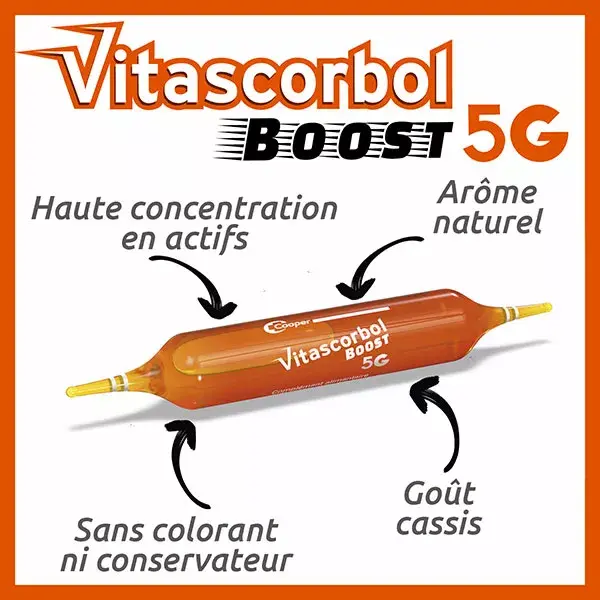 Vitascorbol Boost 5G 20 ampolas