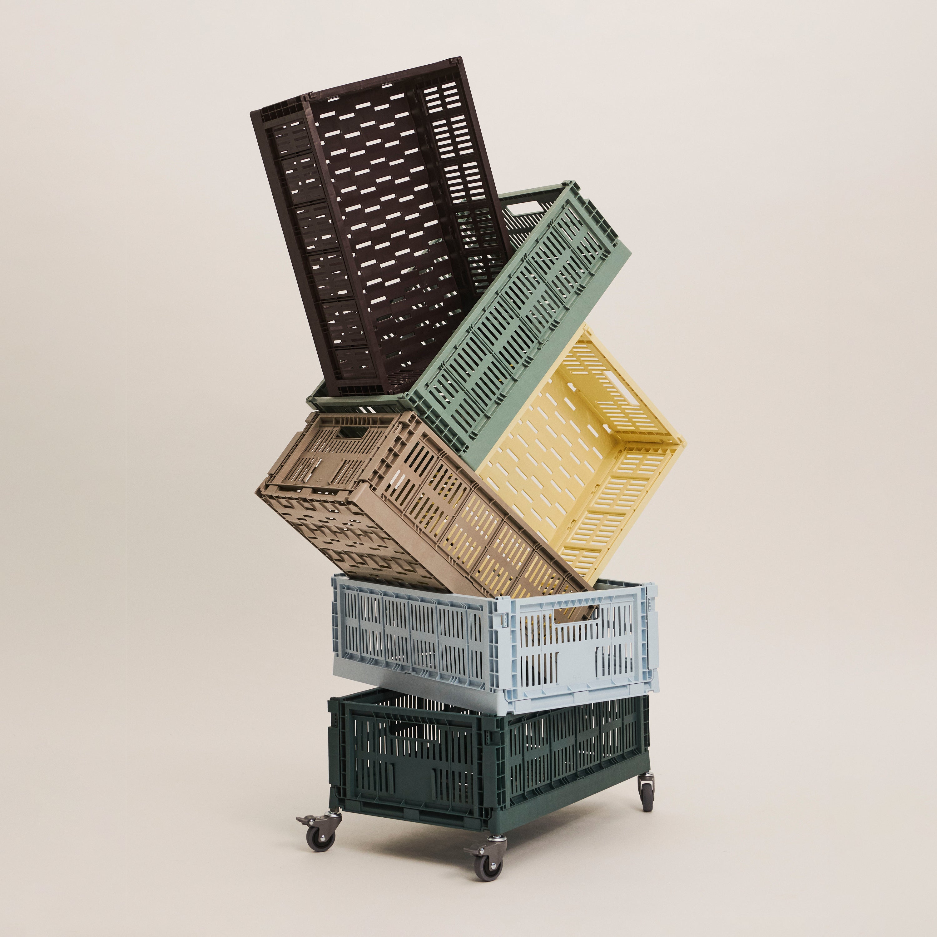 HAY Colour Crates Krat XL - Rechthoekig - Bordeaux