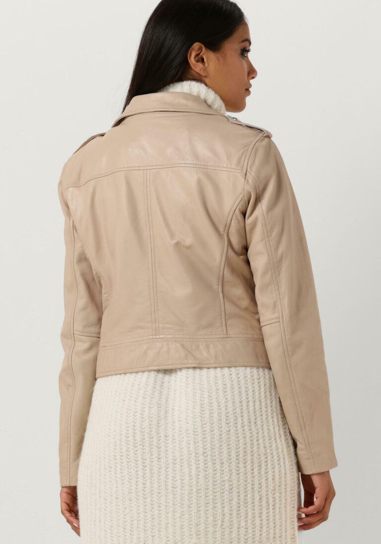 IBANA beige ibana leren jas bruna