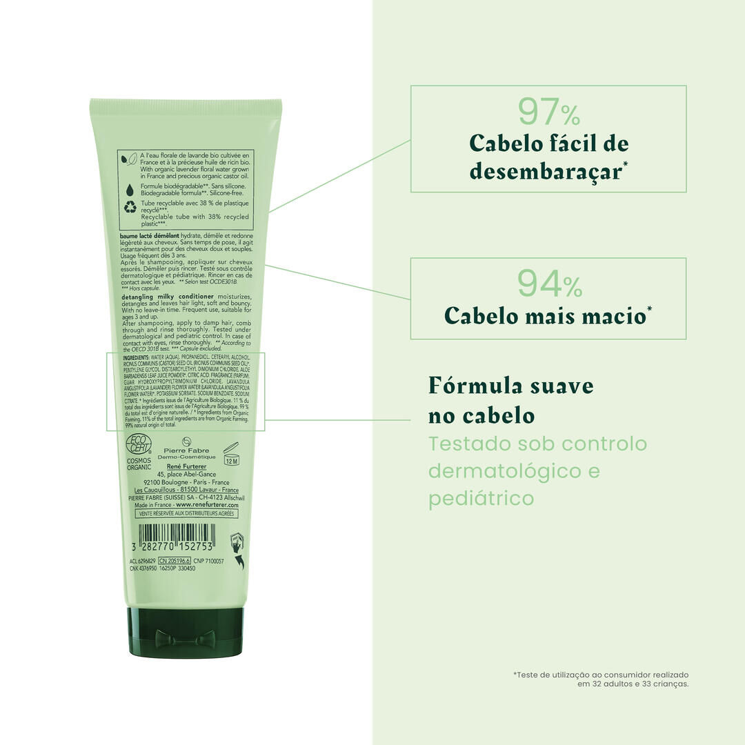 RENE FURTERER  Naturia Bálsamo Lácteo Desembaraçador - 150ml