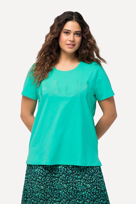 T-Shirt, Stickerei, Regular, Rundhals, Halbarm