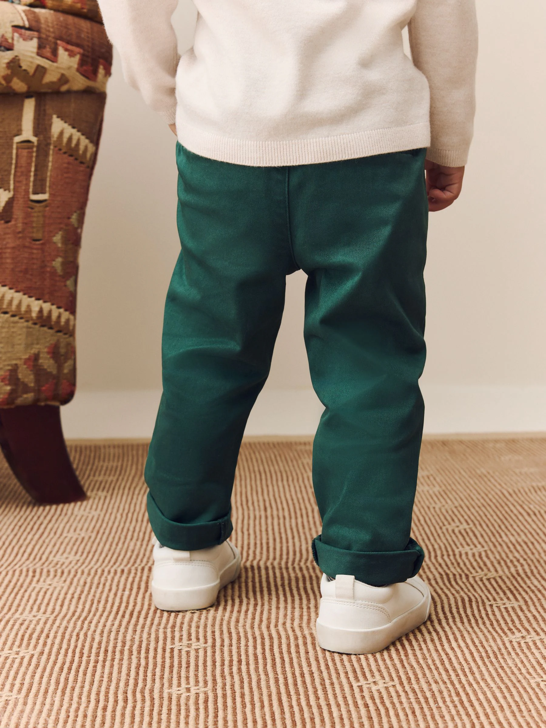 Groen - Stretch Chino Broek (3mnd-7jr)