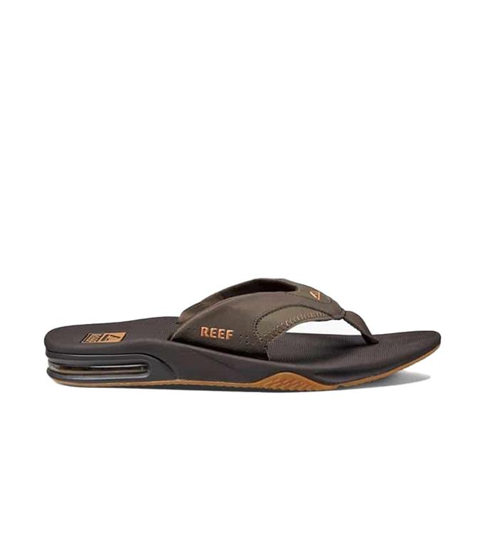 Reef Men Fanning Brown/Gum Teenslippers