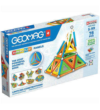 Geomag Magnets?t - Supercolor Panels Recycled - 78 Dele