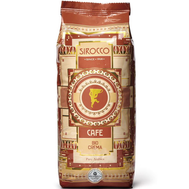Sirocco Kaffeebohnen Bio Crema, 500 g, 1 Stück