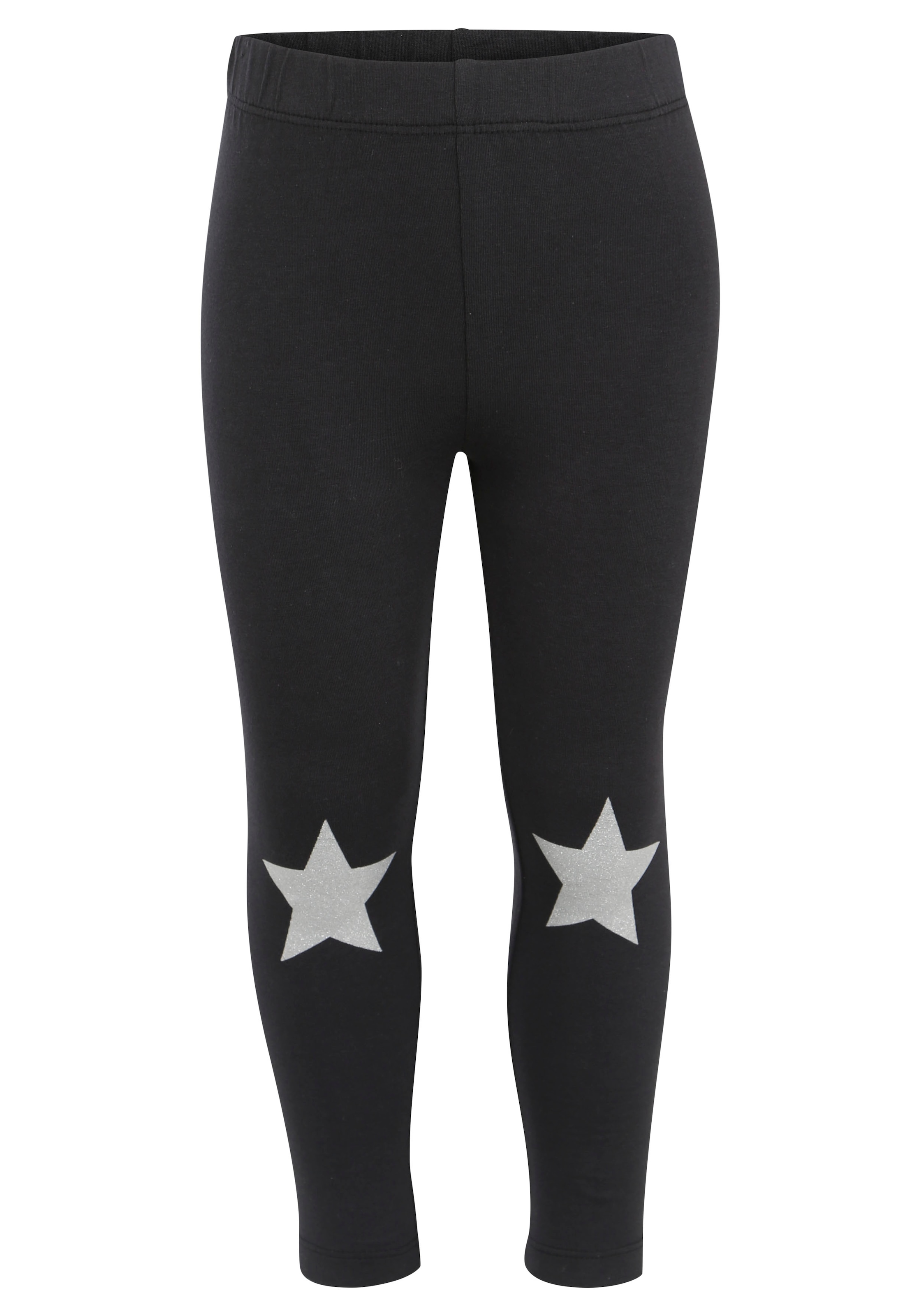 KIDSWORLD Leggings »2er Pack Leggings, mit Sternen-Print«  mit Glitzerdruck