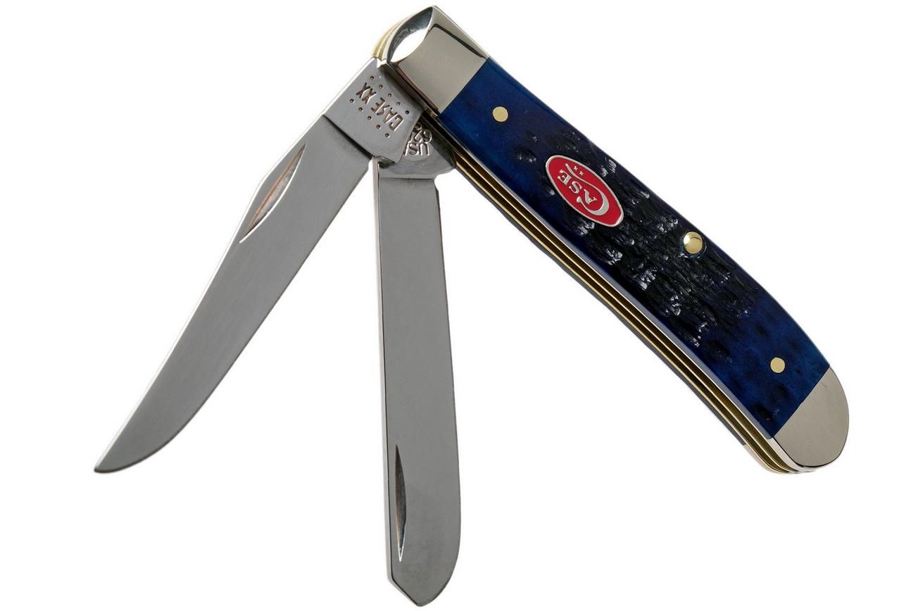 Case Mini Trapper Navy Blue Bone, Rogers Jig, 07321, 6207 SS zakmes