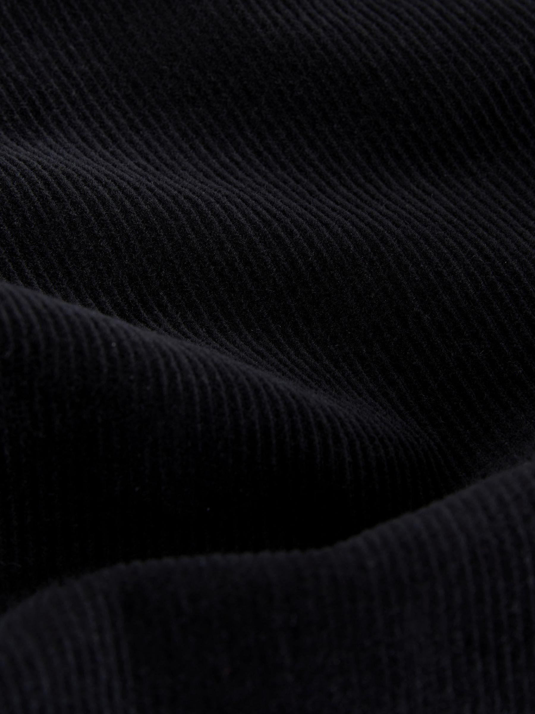 Zwart - Cord Wide Leg Trousers (3-16yrs)