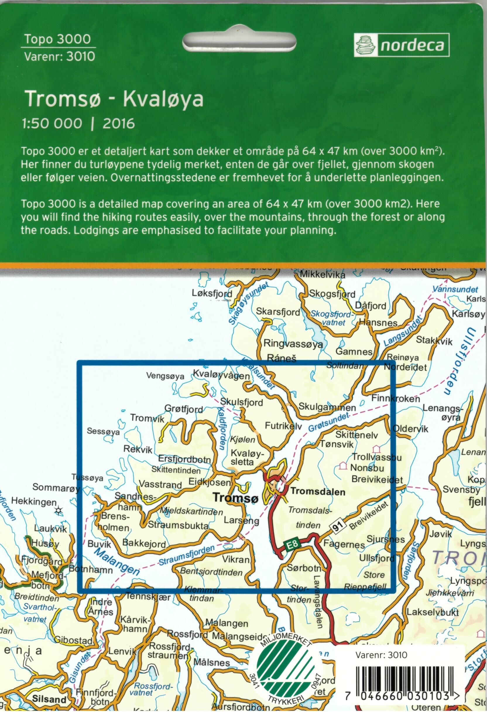 NORDECA - 3010 TROMSO KVALOYA 1 50 000 NORVEGE