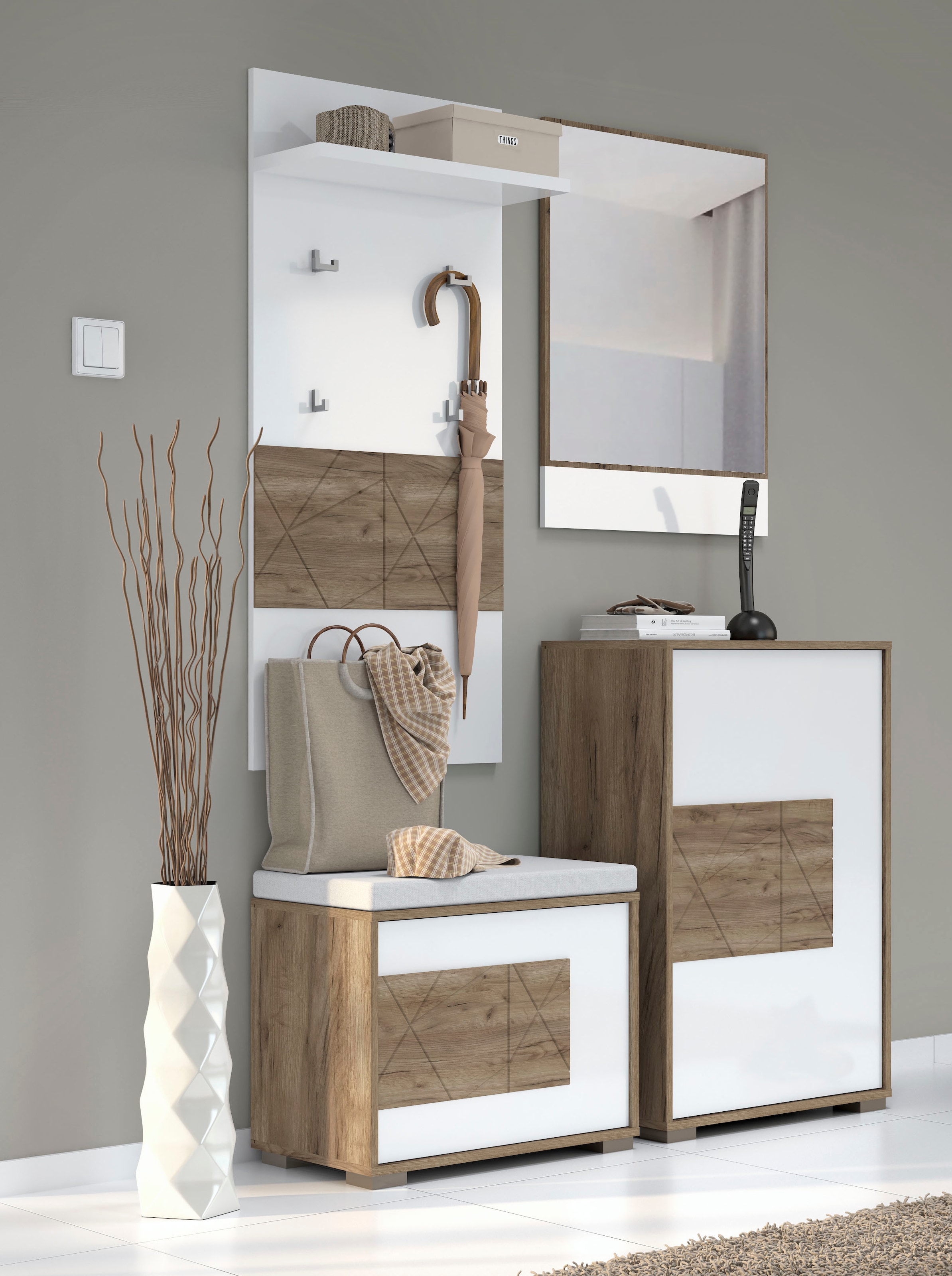 PLACES OF STYLE Wandspiegel »Stela« UV lackiert
