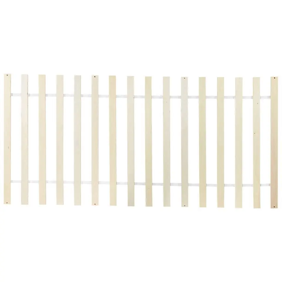 VANNES - Bed - Lichthout - 90 x 200 cm - Dennenhout