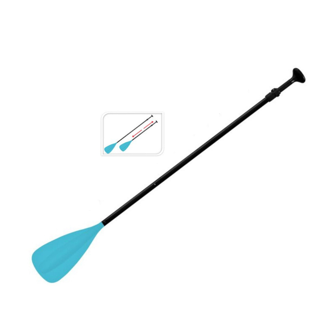 Stand-Up-Paddle Board Set - Waikiki - ca. 320 x 76 x 15 cm - in schwarz/weiß/blau