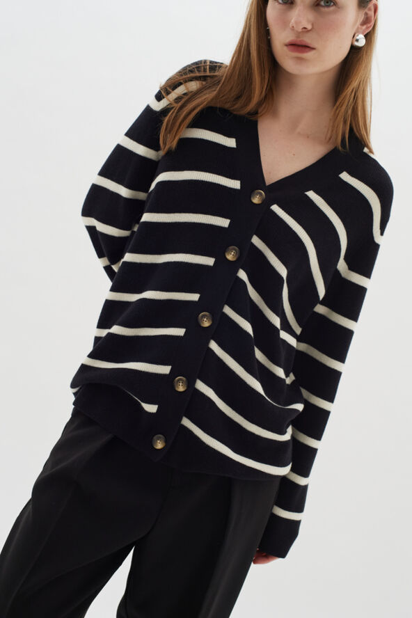 InWear SeffieIW Cardigan Black / whisper white