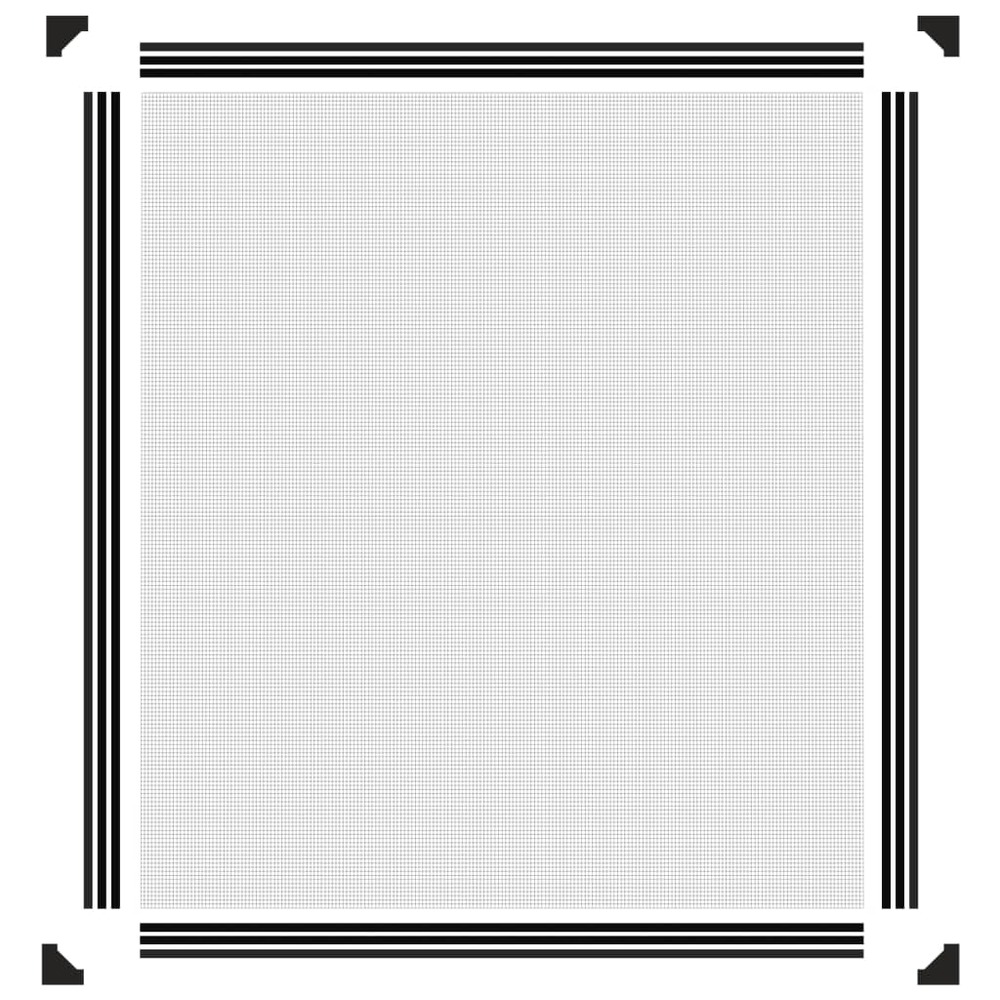 Moustiquaire magnétique pour fenêtres anthracite 130x150 cm