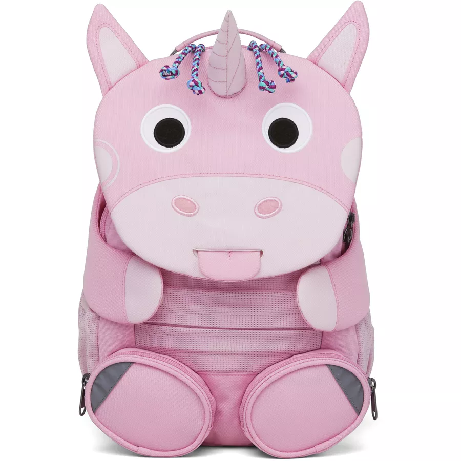 Affenzahn Große Freunde - Kinderrucksack Einhorn, pink