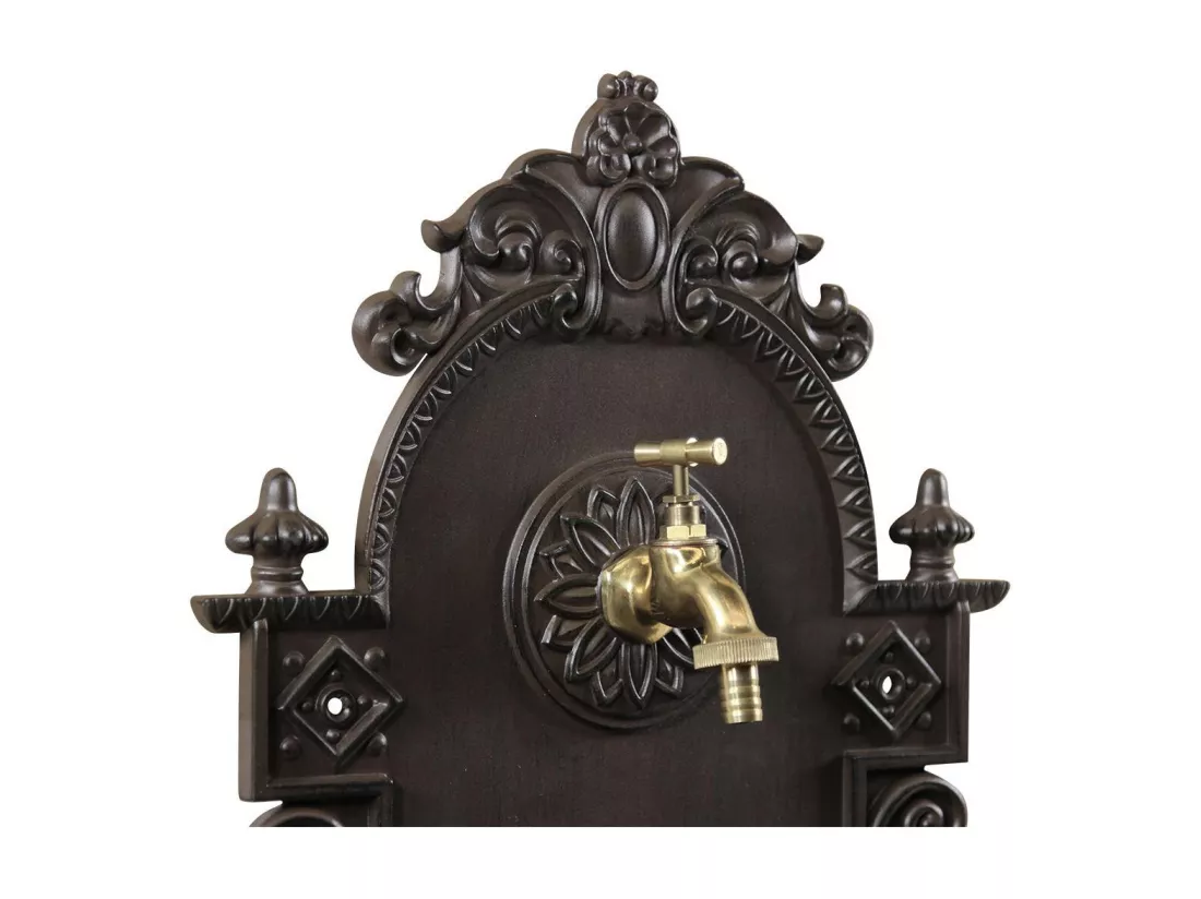 Fontaine de jardin Aluminium Marron - Décoration d'Autrefois