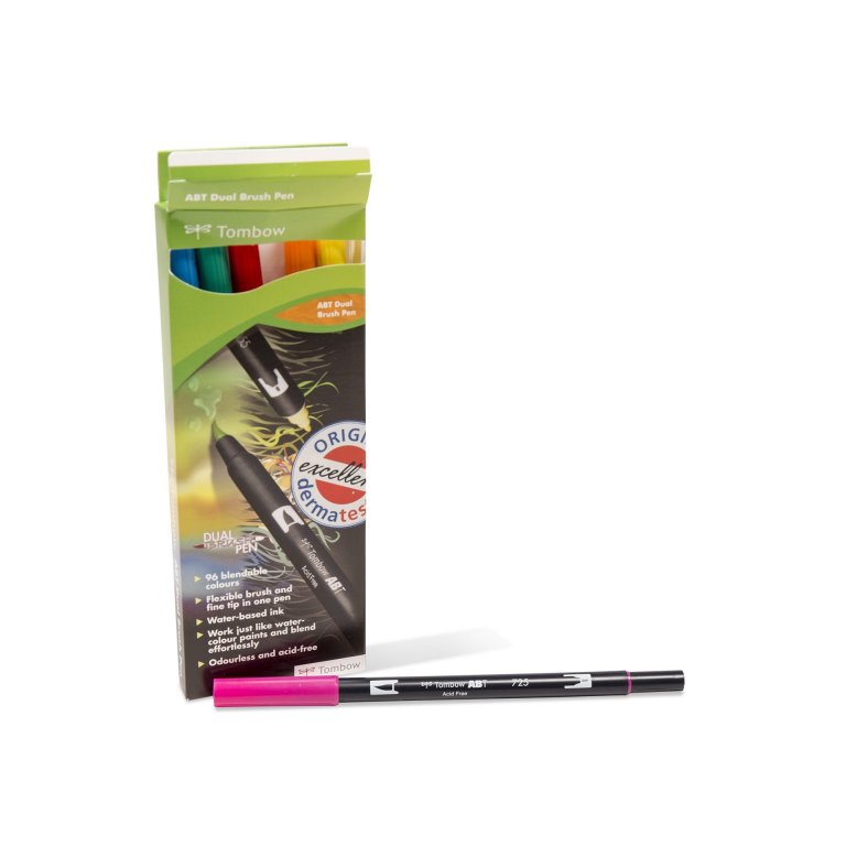 Tombow Dual Brush Pen ABT, 6er-Set
