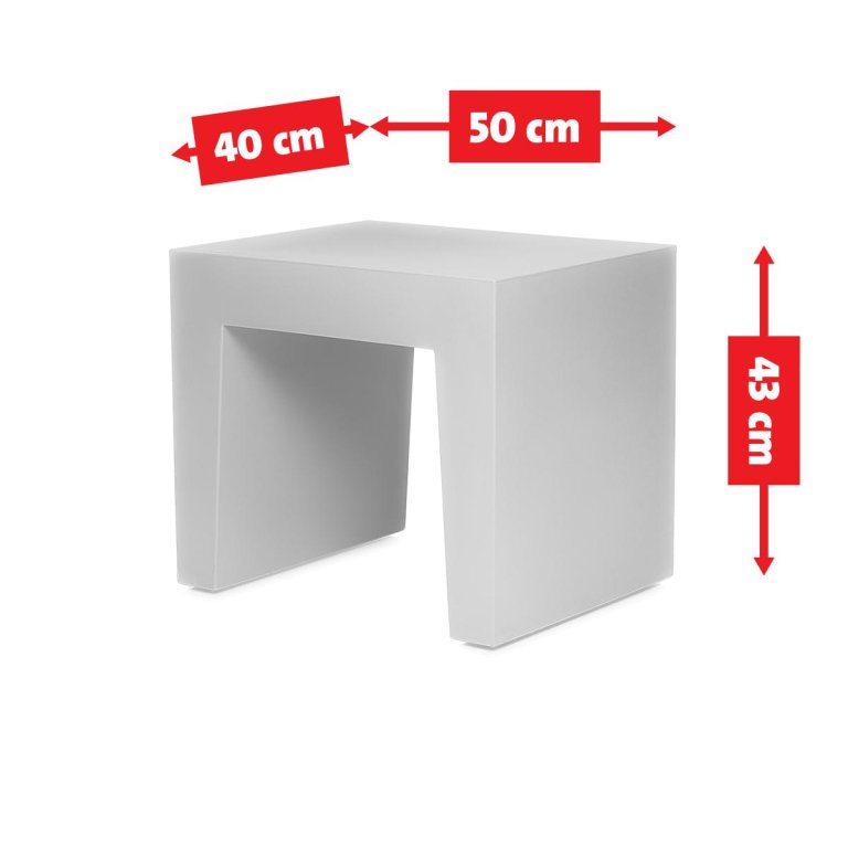 Fatboy Concrete Seat kruk grijs