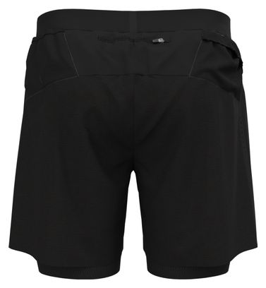 Short 2-en-1 Odlo X-Alp Trail 6 Inch Noir