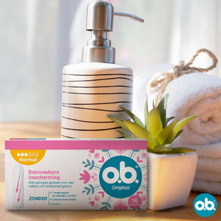 OB Original Tampons Normal - met gebogen groeven 16ST