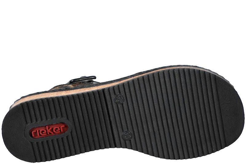 RIEKER SANDAL I LEOPARD PU