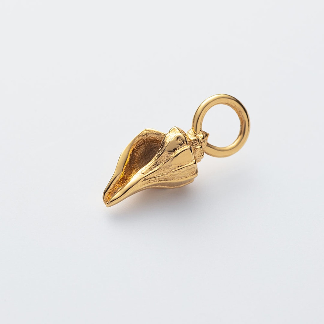 Paul Hewitt Charm Sea Shell Marinium Ocean Steel Goldig