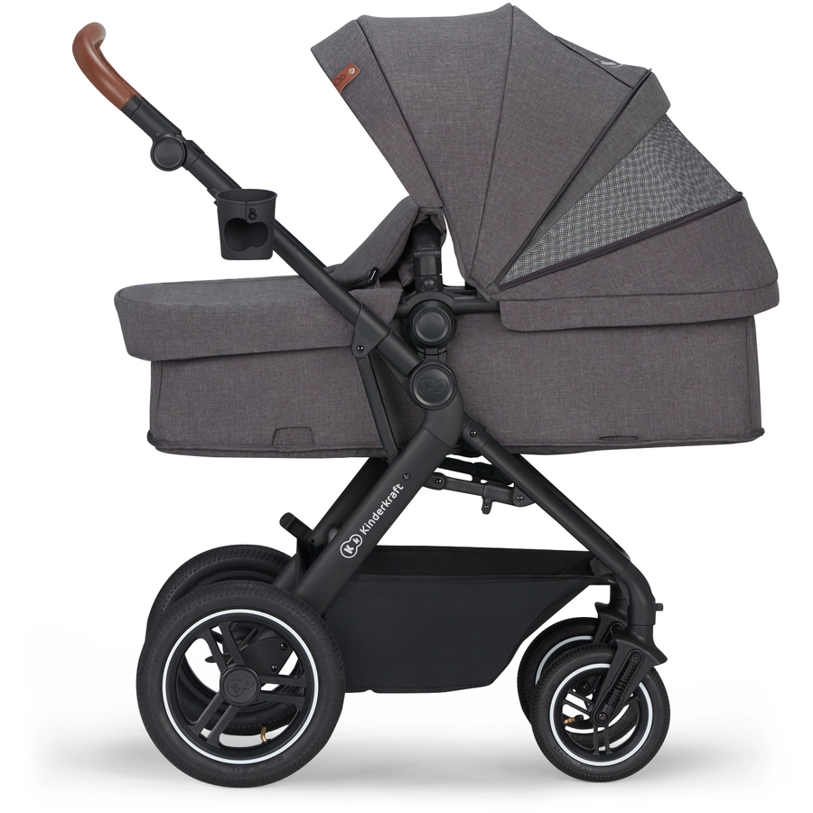 Kinderkraft Kinderwagen B Tour 3 in 1 Mink Pro Dark Grey