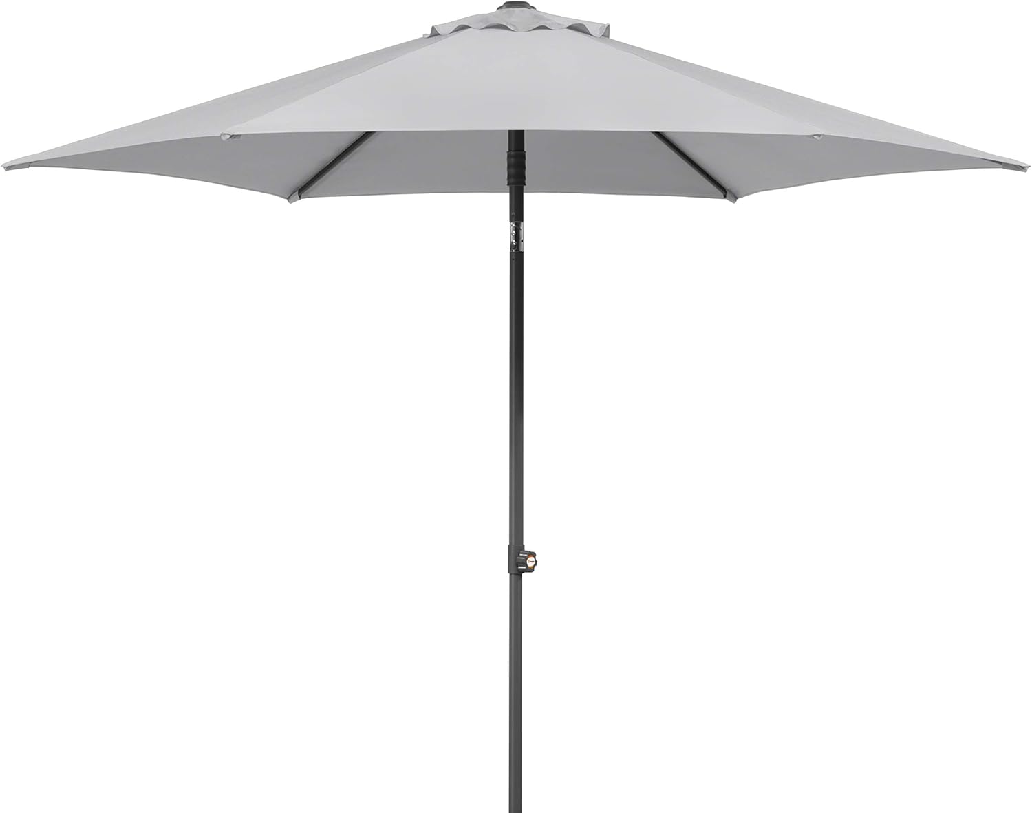 Schneider Sonnenschirm Sevilla, silbergrau, 270 cm rund, 664-14, Gestell Stahl, Bespannung Polyester, 4.6 kg