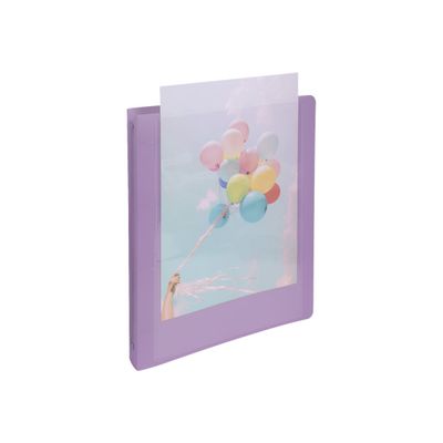 Exacompta Kréacover Pastel - Classeur à anneaux personnalisable - Dos 40 mm - A4 - pour 275 feuilles - disponible dans différentes couleurs