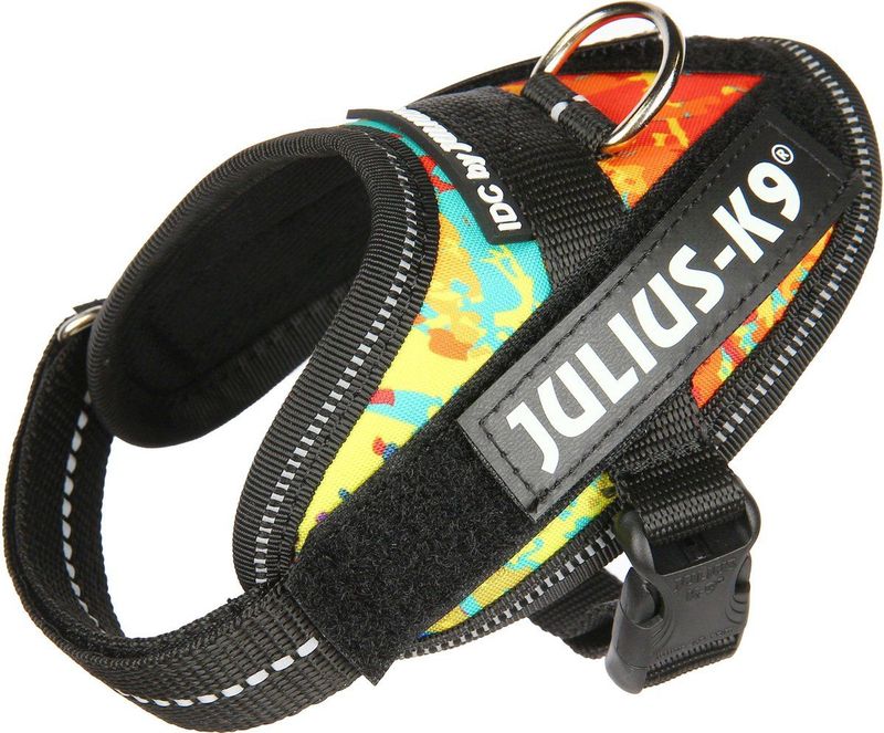 IDC Powerharness - Hondenharnas - Zwart - Duurzaam - Comfortabel