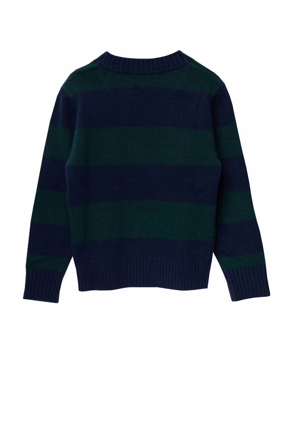 REPLAY wol gebreide trui donkerblauw