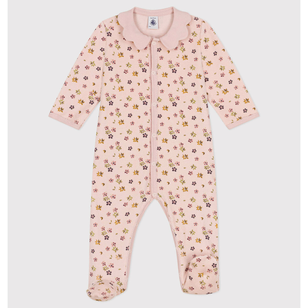 PETIT BATEAU<br>Pijama de veludo estampado