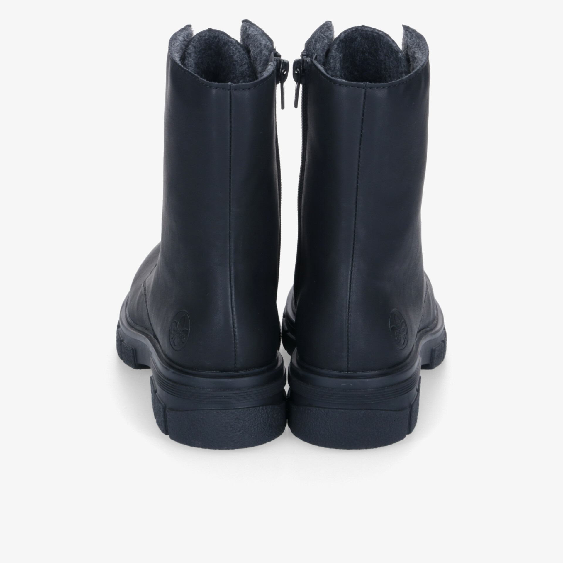 rieker Damen Schnürstiefeletten schwarz