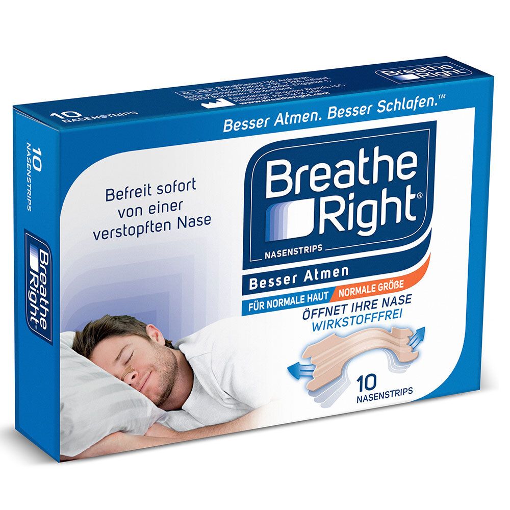 Besser Atmen Breathe Right Nasenpflaster Beige Normal
