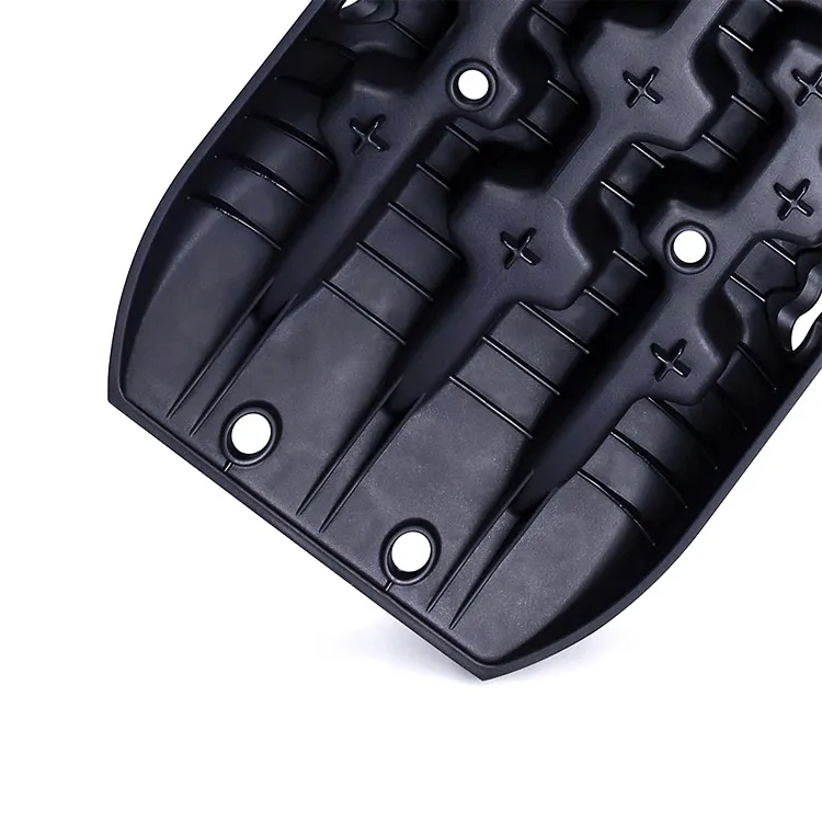 (2er Set) 105x30x6cm Anti-Rutsch Auto Anfahrhilfe Wohnmobil Notfall Traktionsmatte (Schnee / Eis / Schlamm)