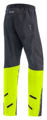 Pantalon GORE Wear GTX Paclite Noir Jaune Fluo