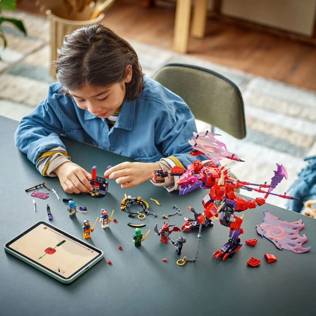Mooie LEGO set voor leuke speelervaringBliksemtand Draak van Chaos ninjaset 71832