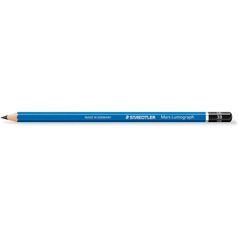 Staedtler Bleistift Mars Lumograph 100, 3B, blau