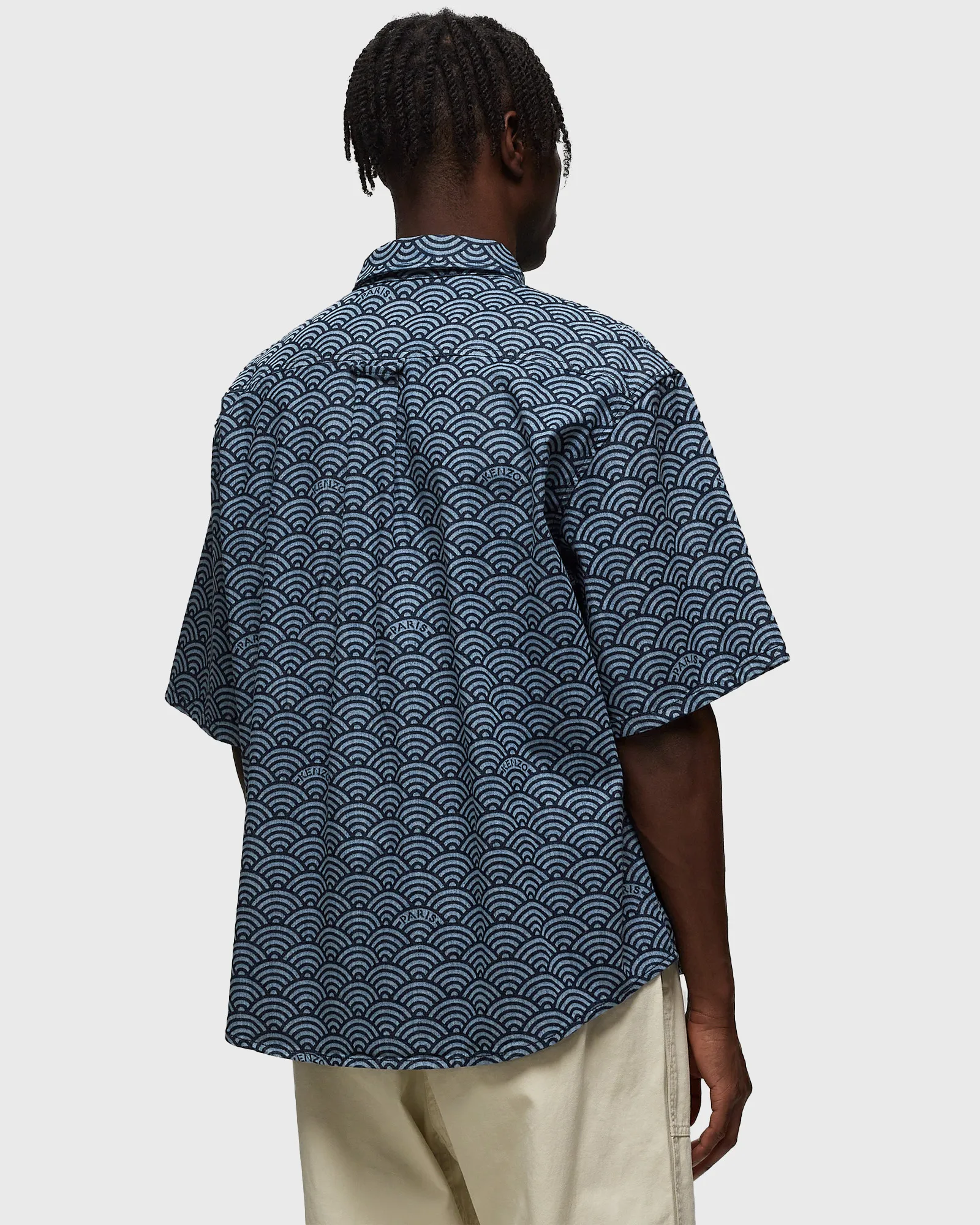 Kenzo KENZO SEIGAIHA SS DENIM SHIRT