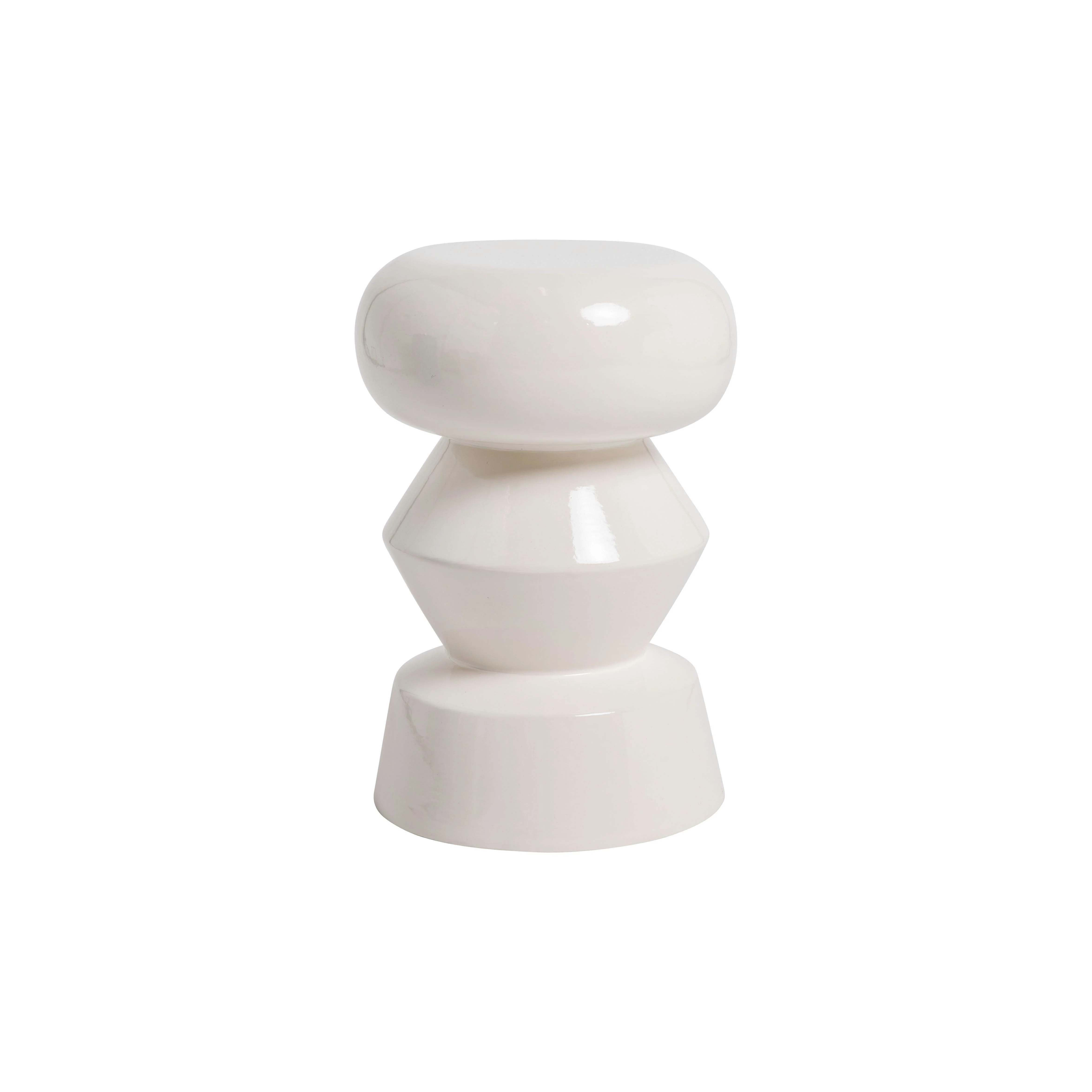 TOTÊME - Table d'appoint céramique | Beige