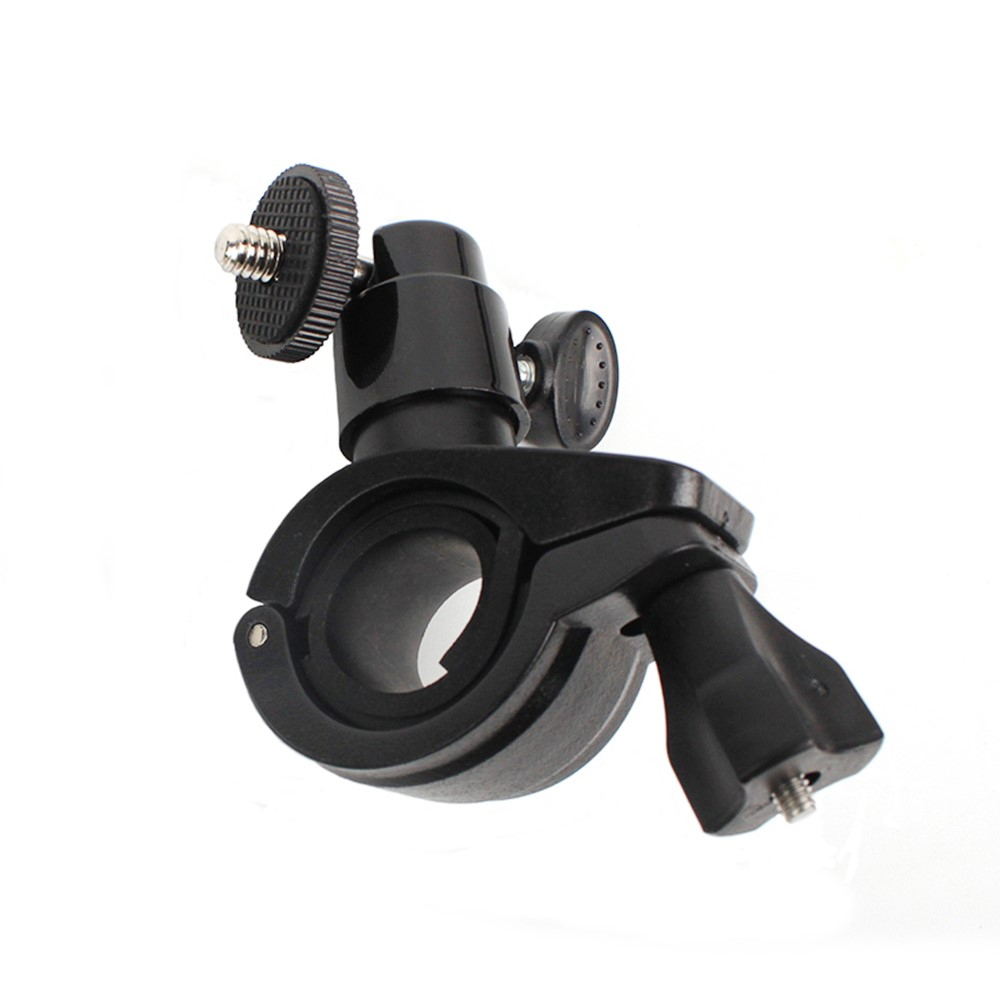 Alu Fahrrad Halterung Velo Lenkstangen Halter für DJI OM 4 / OSMO Mobile 3 / OSMO Mobile 2  - Schwarz