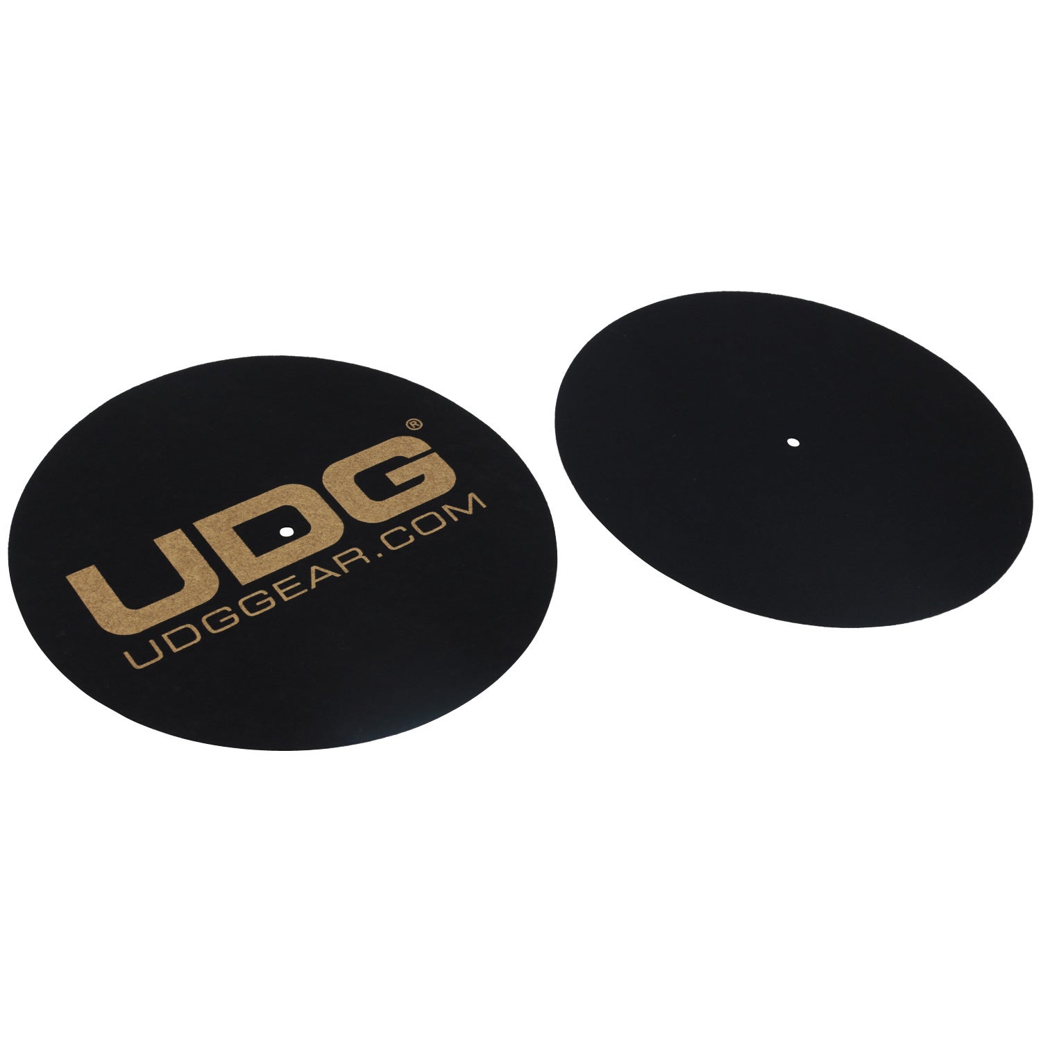 UDG Ultimate Slipmat Set Black/Gold (paar)