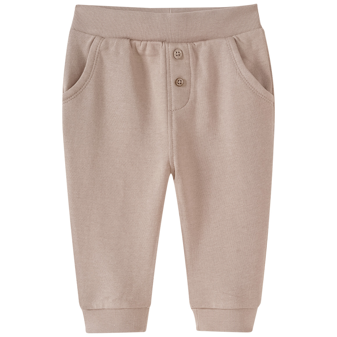 Topomini Pure Collection Baby Jogginghose aus Bio-Baumwolle beige