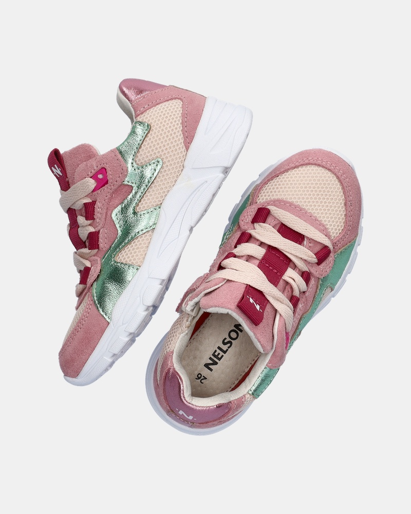 Nelson Kids Lage sneakers  - roze