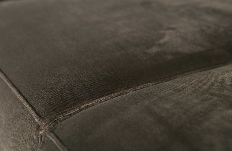WOOOD Statement hoekbank rechts, velvet warm groen
