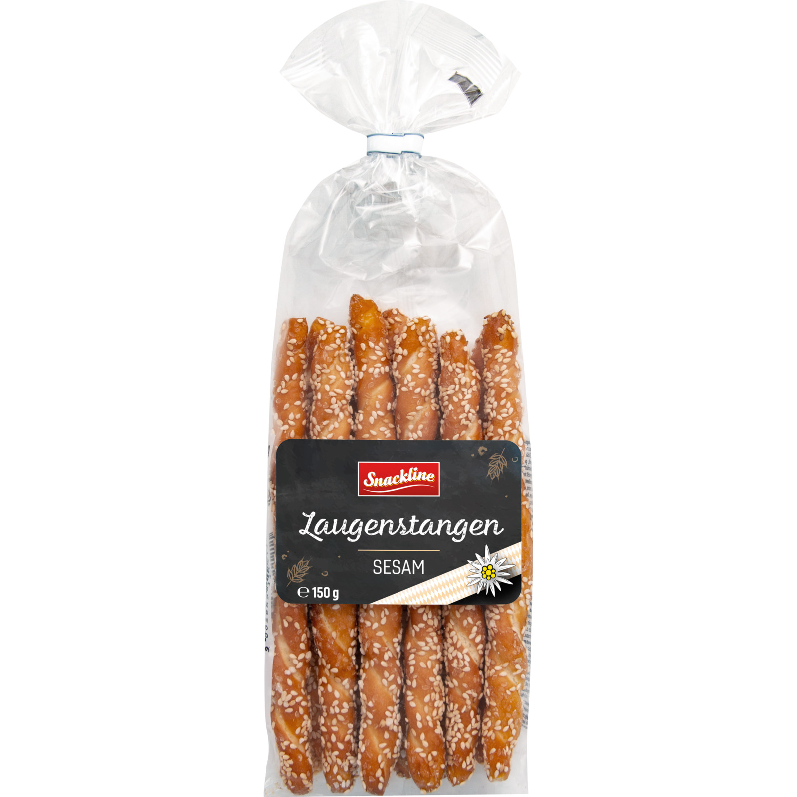 Snackline Laugenstangen Sesam 150 g