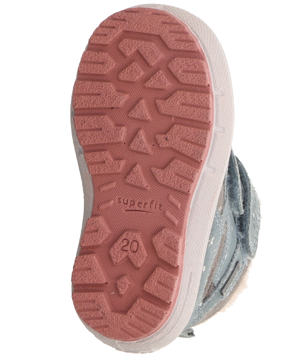 Klett-Boots GROOVY - STARS gefüttert in hellgrün/grau