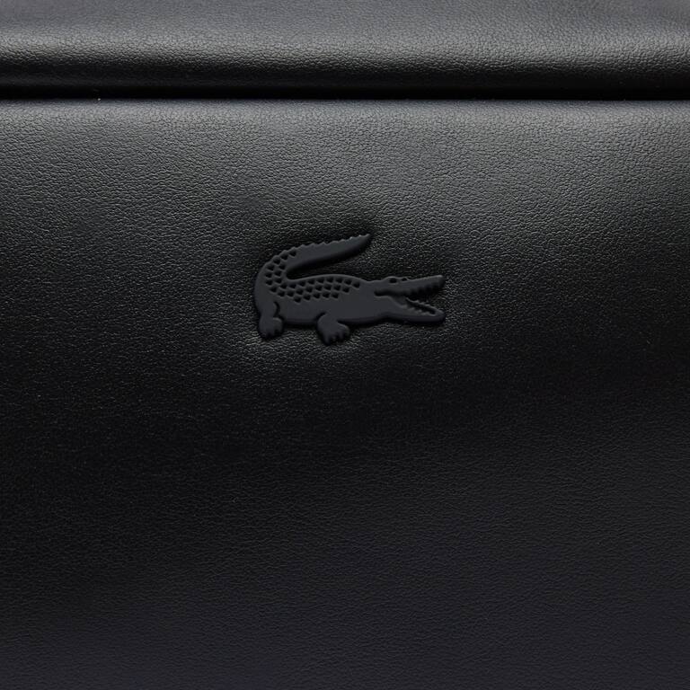 Sac bandoulière en cuir Sacoches & Pochettes - Noir - Lacoste - Unisex