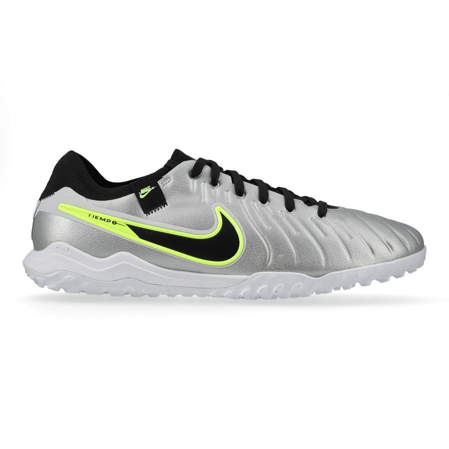 Nike Tiempo Legend 10 Pro TF Mad Voltage - Argenté/Noir/Jaune Fluo