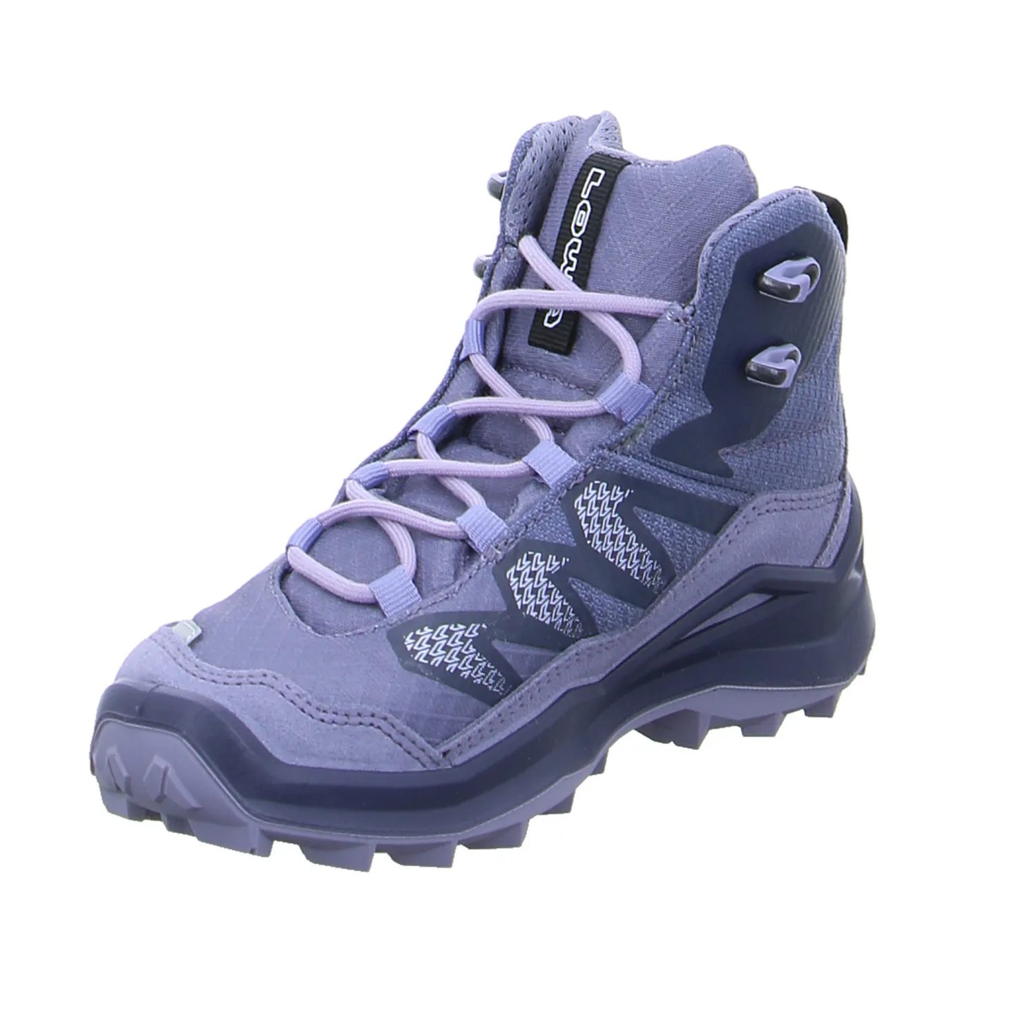 LOWA Kinder-Wanderschuhe Flieder Leder
